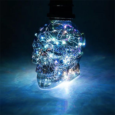 Holographic Skull Lightbulb